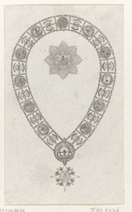 Ordenskjede med Storkorset av Royal Order of Holland, 1807 av Anonymous
