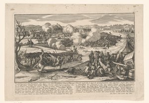 Overgivelse av general Burgoyne til General Gates 17. oktober 1777 av Anonymous