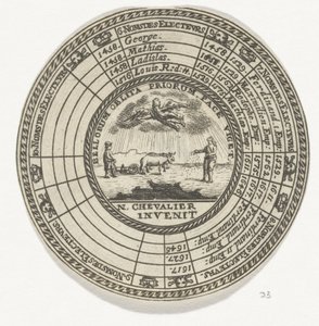 Medalje med emblem og navnene på de bohemske kongene av Anonymous