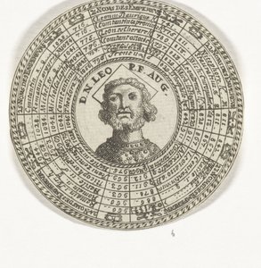 Medalje med portrettet av Leo III og med navn på østromerske keisere av Anonymous