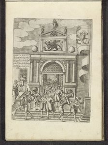 Porta Magna van het Venetiaans Arsenaal Scènes uit het Venetiaanse leven (serietittel) Habiti d