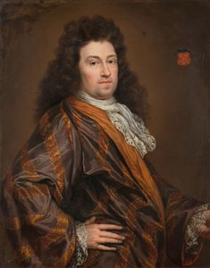 Portrett av François Leydecker (1650-1718). Delegat til revisjonsretten for Zeeland av Anonymous