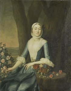Portrett av Magdalena van Citters, kone til Adriaen Isaac Hurgronje av Anonymous