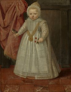 Portrett av en liten gutt, muligens Louis av Nassau Portrett av en gutt, muligens Louis av Nassau, senere Lord of Beverweerd, De Leck, Odijk og Lekkerkerk, uekte sønn av Maurice, Prince of Orange, og Margaretha van Mechelen av Anonymous