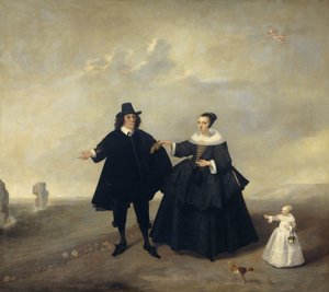 Portrett av et gift par med barn, medlemmer av Beresteyn-familien av Anonymous