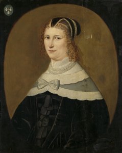 Portrett av en kvinne, kalt Theodora de Visscher, kone til Jacob Rijswijk av Anonymous