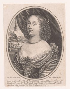 Portrett av Anna Genoveva av Bourbon-Condé av Anonymous