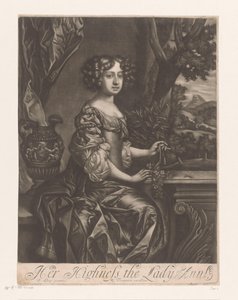 Portrett av Anna av Storbritannia som prinsesse Hennes Høyhet Lady Ann (tittel på objekt) av Anonymous
