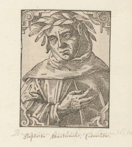 Portrett av Baptista Mantuan av Anonymous