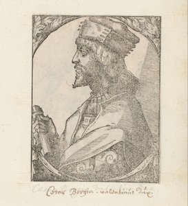 Portrett av Cesare Borgia av Anonymous