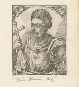 Portrett av Dawit II, keiser av Abessinia av Anonymous