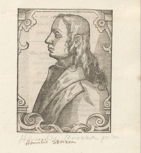 Portrett av Ercole Strozzi av Anonymous