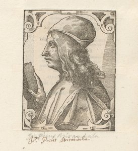 Portrett av Giovanni Pico della Mirandola av Anonymous