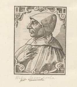 Portrett av Girolamo Savonarola av Anonymous
