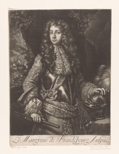 Portrett av Johan Frederick av Brandenburg-Ansbach Le Margraue de Brandebourg Anspac (tittel på objekt) av Anonymous