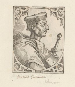 Portrett av Matthäus Schiner av Anonymous