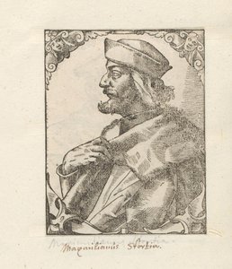 Portrett av Maximilian Sforza av Anonymous