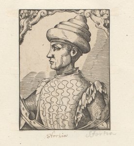 Portrett av Muzio Attendola Sforza av Anonymous