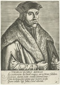 Portrett av Thomas More Thomas Morvs Anglvs (tittel på objekt) av Anonymous