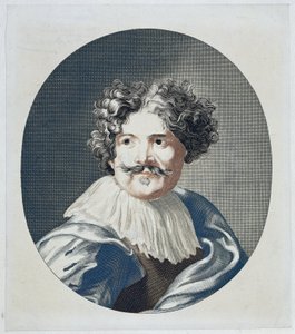 Portrett av maleren Simon de Vos av Anonymous
