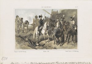 Prins William i slaget ved Fleurus, 1794 av Anonymous