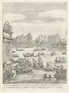 Schouwspel op de Amstel As Gentlemen of Amsterdam hadde en komedie fremført på en kanal til ære for dronningen (tittel på objektet) Historien om dronningens, mor til den mest kristne kongen, inn i United Provinces of the Netherlands Low. (serietittel) av Anonymous