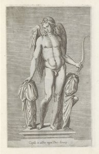 Skulptur av Amor Amor i huset til den store hertugen av Etruria (tittel på objekt) Antikke skulpturer i Roma (serietittel) Ikoner av de gamle statuene av byen Roma som er sett på offentlige steder (serietittel) av Anonymous