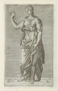 Skulptur av Ceres En statue av Ceres i byen Julius III av Pontus. Maks. (tittel på objekt) Antikke skulpturer i Roma (serietittel) Ikoner av de gamle statuene av byen Roma som er sett på offentlige steder (serietittel) av Anonymous