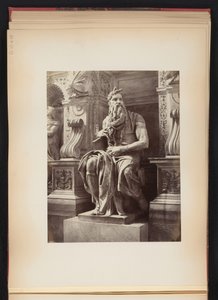 Skulptur av Moses av Michelangelo, monument til Julius II, S. Pietro in Vincoli i Roma, Italia av Anonymous