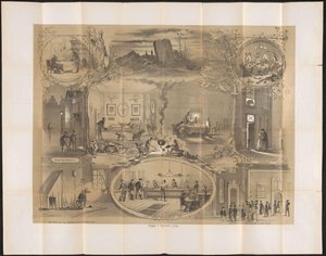 Tegneserie i Leiden studentalmanakk, 1873 av Anonymous