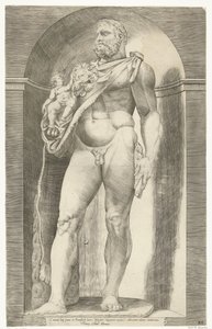 Statue av keiser Commodus som Hercules, Statue av Hercules og Telephos av Anonymous