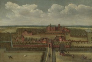 Abbey of Leeuwenhorst i Rheinland av Anonymous