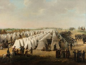 Hærens leir i Rijen Hærleiren ved Rijen, i eller etter 1831 av Anonymous