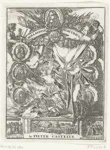 Tittelside til Hollandsche Mercurius av året 1673 (tittel på objekt) av Anonymous