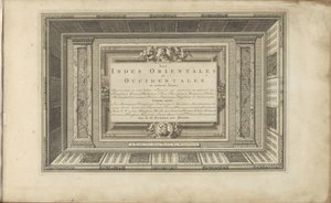 Titelprent voor: Øst- og Vestindia og andre steder Øst- og Vestindia og andre steder; representert i veldig vakre figurer, som naturlig viser folkeslag, skikker, religioner, festivaler, ofre, moskeer, idoler, ri av Anonymous