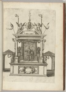Scene med keiser Rudolf II, 1594 av Anonymous
