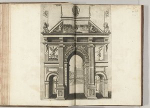 Triumfport med kranen, 1594 av Anonymous