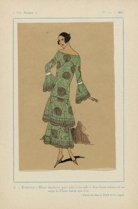 Veldig parisisk, 1923, nr. 11: 3. - EMERALD. – Vakkert enkelt... av Anonymous