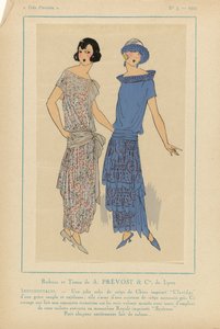 Very Parisian, 1923, nr. 3: Ribbons and Fabrics av ​​A. PRÉVOST...SENTIMENTALES... av Anonymous