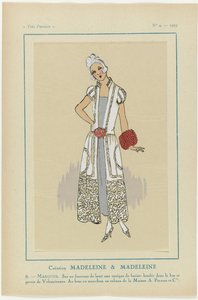 Very Parisian, 1923, nr. 4: 8. - MARQUISE. På en slire... av Anonymous