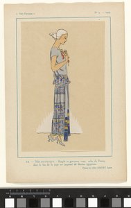 Meget parisisk, 1923, nr. 9: 14.- MELANKOLISK. - Enkel og grasiøs... av Anonymous