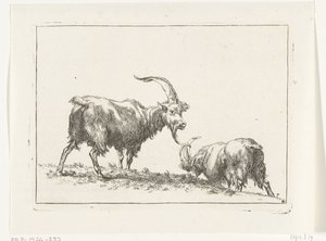 To geiter eller geiter Geiter og sauer til N.P. Berchem (serietittel) av Anonymous