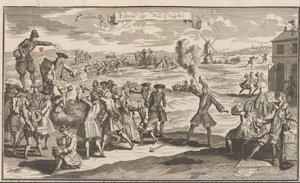 Resultatet av vindhandelen, 1720 Uytslag der Wind Negotie (tittel på objekt) The Great Scene of Folly (serietittel) av Anonymous