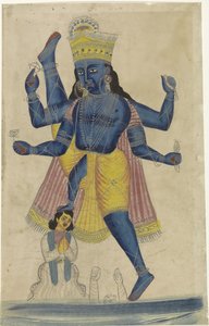 En inkarnasjon av Vamana (Trivikrama). av Anonymous
