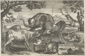 kampdyr Firebeinte dyr (serietittel) Animalivm Qvaddrvpedvm (serietittel) av Anonymous