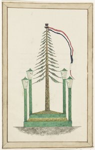 Frihetstre plantet i Middelburg, 1795 av Anonymous
