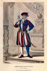 En sveitsisk garde av kongen i 1586 (Henry III) - Medlem av kongens sveitsergarde av Anonymous Anonymous
