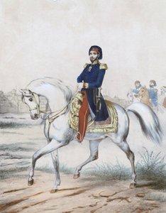 Abdulmecid Ier - Sultan Abduelmecid I (1823-1861) - Anonym - 1853 - Fargelitografi - 37x27,4 - Privat samling av Anonymous Anonymous