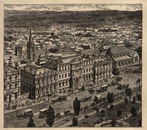 Adelaide - Australia - 1890 - engraving 1890 av Anonymous Anonymous