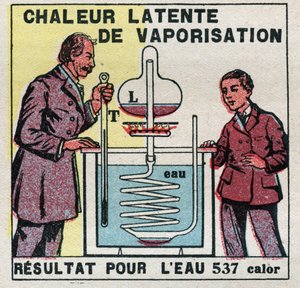 Calorimetry: the latent heat of vaporization measured by Marcellin Berthelot
